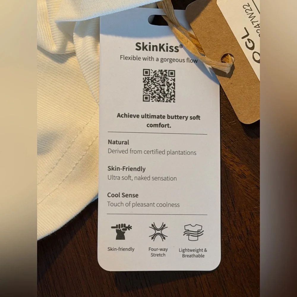 OGL Criss Cross Off Shoulder New Airy Brami Top PURE WHITE XS - Picture 8 of 8